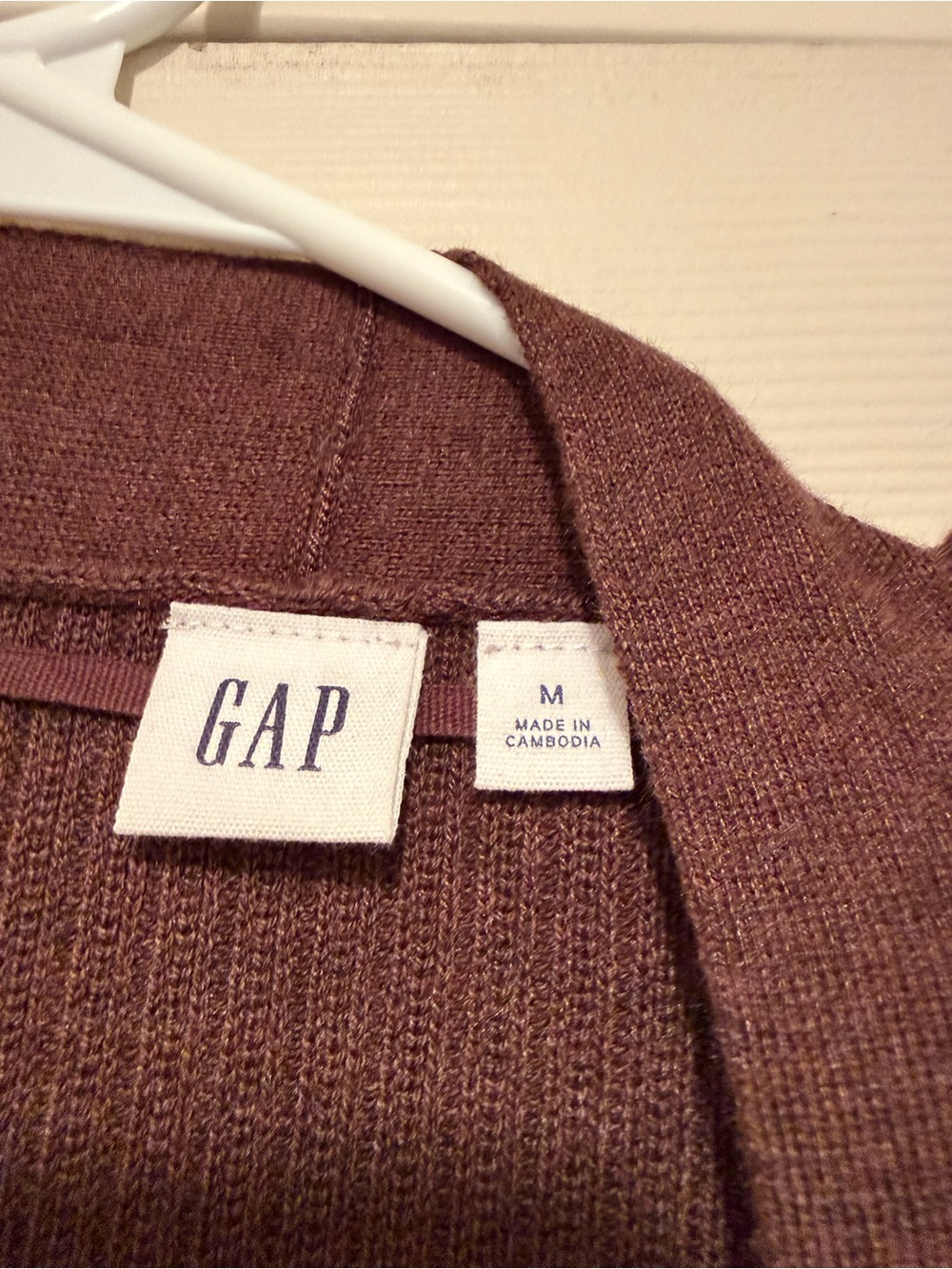 GAP Open-Front Ribbed Cardigan - Picture 2 of 4